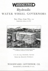 A Woodward Water Wheel Governor Price List bulletin from April 14, 1937.